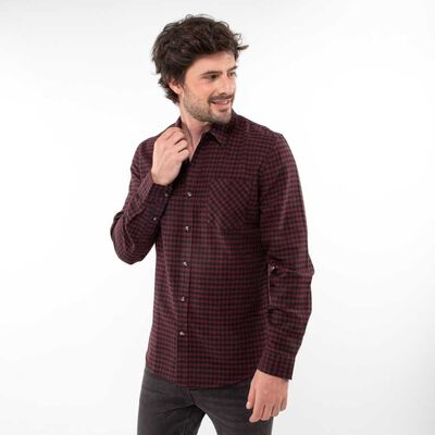 Camisa Tartán Manga Larga Hombre Portman Club