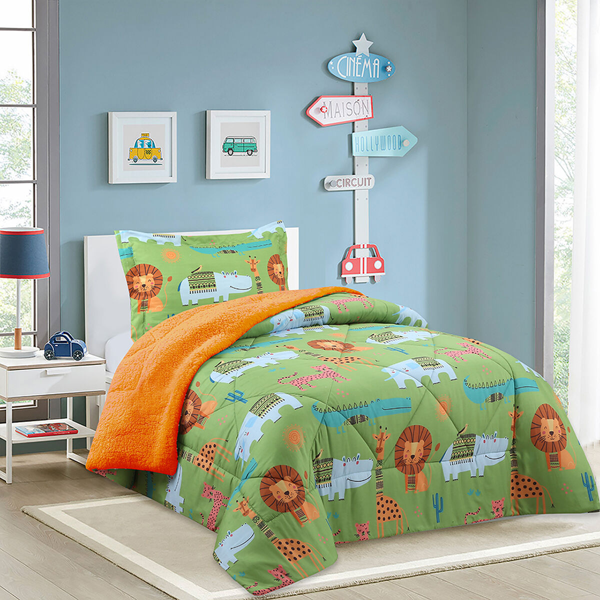 Plumón Doral 1,5 Plazas Kids Animales