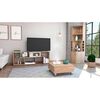 Combo Bar Esquinero + Rack Extensible TV40 + Mesa de Centro TuHome Beijing Rovere