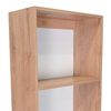 Estante TuHome Home E1 Macadamia Cart&oacute;n Blanco