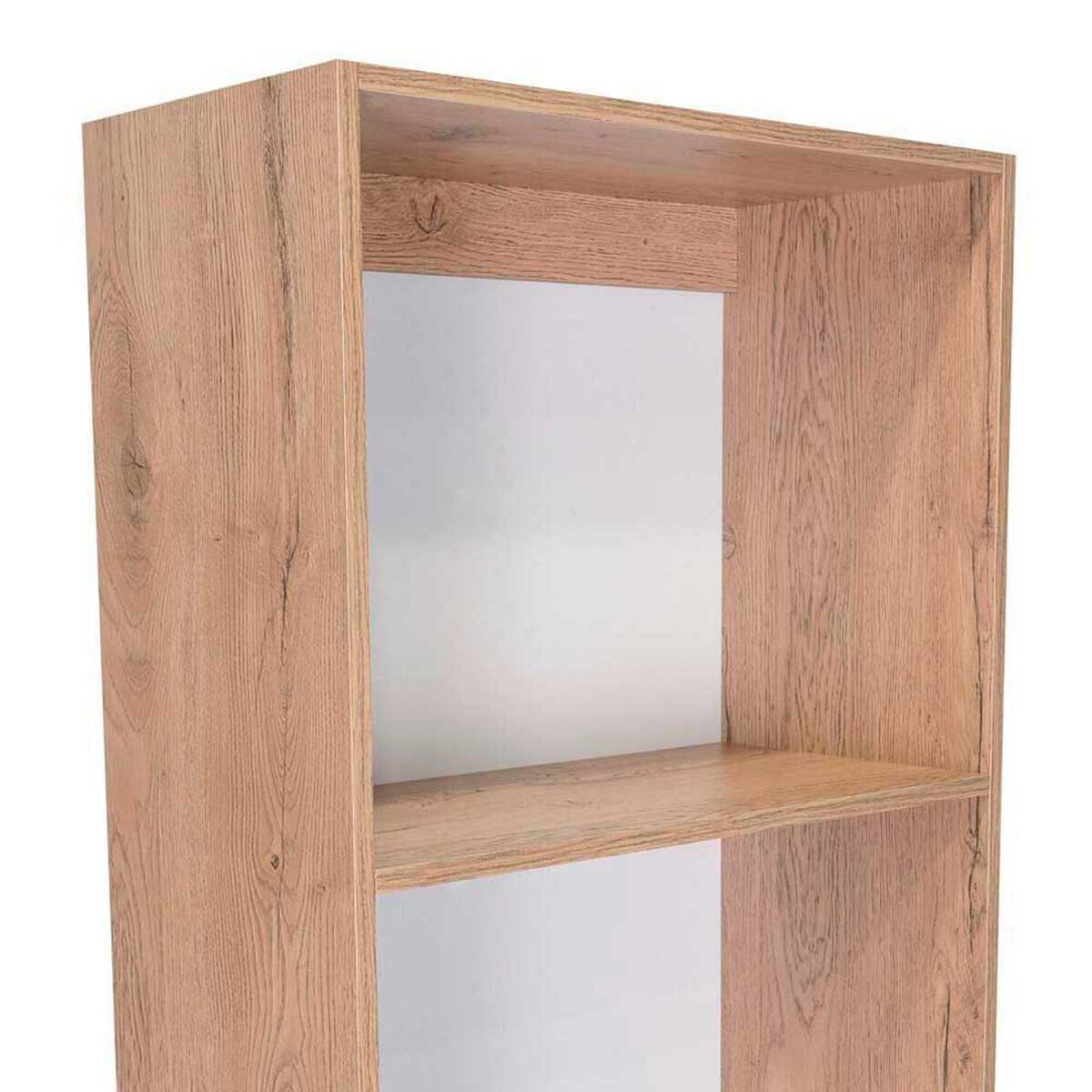 Estante TuHome Home E1 Macadamia Cart&oacute;n Blanco