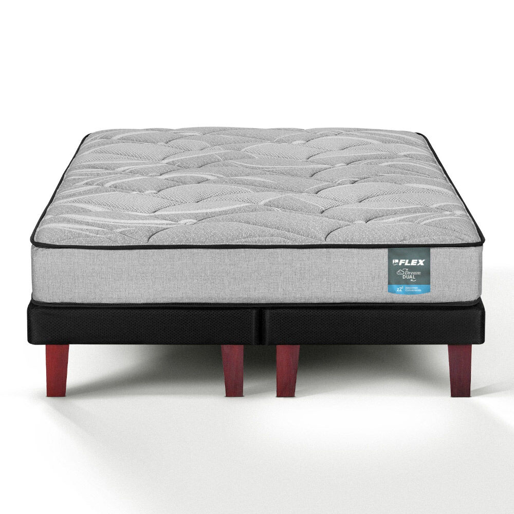 Cama Europea Flex 2 Plazas Dream Dual Box