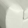 Juego de Living Elegant Detail New Houston 2-1-1 Cuerpos Blanco