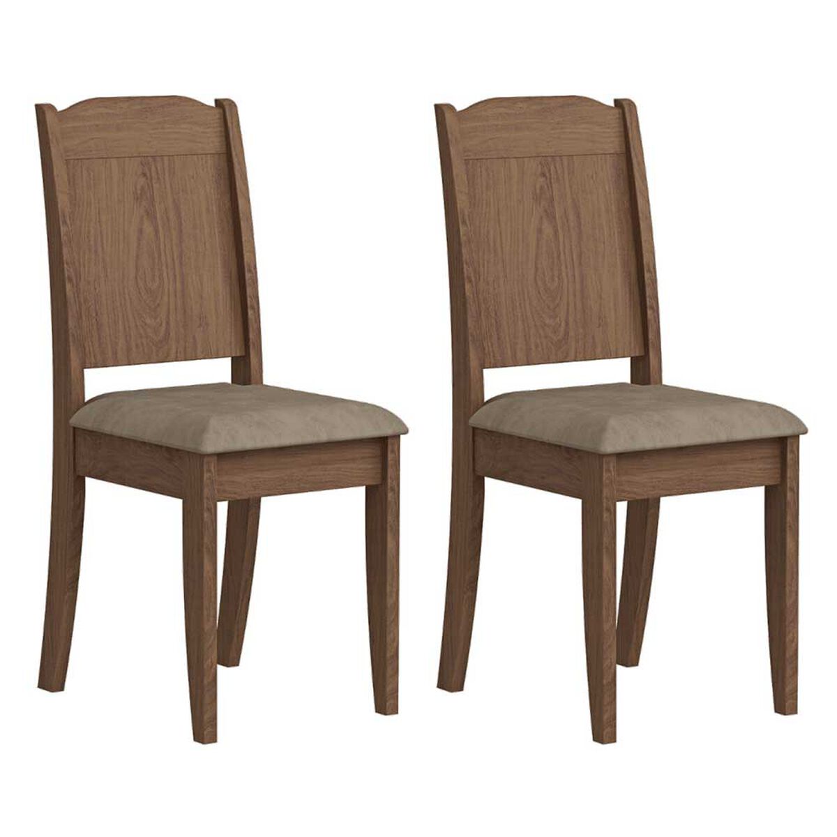 Juego de Comedor Jdo & Design Lia 6 Sillas Café