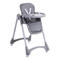 Silla de Comer Bebe Reclinable Plegable Easy Eat Gris Bebesit