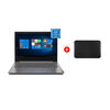 Combo Notebook Lenovo V14-IGL Celeron 4GB 500GB 14" + Disco duro Externo Toshiba 2TB Canvio Ready Negro