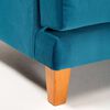 Juego de Living Barra Design Larisa Sofá 2 Cuerpos + Dos Sillones 1 Cuerpo Azul