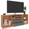 Rack TV Vekkahome Alerce Hasta 70" Caf&eacute;