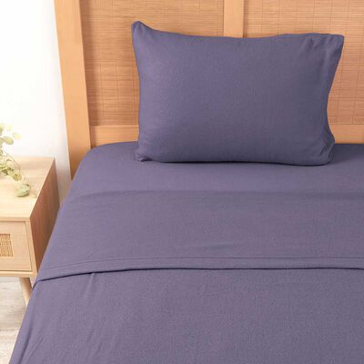 Imagen 1 del producto Juego de Sábanas Polar Mashini 1.5 Plazas Liso Morado