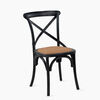 Juego de Comedor Spazzio Vittoria Negro 4 Sillas