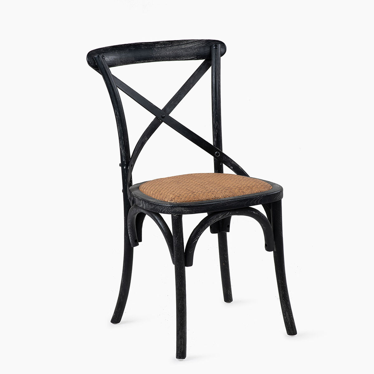 Juego de Comedor Spazzio Vittoria Negro 4 Sillas