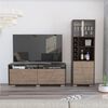 Rack TV 55 pulgadas + Bar Alto TuHome Fraktal