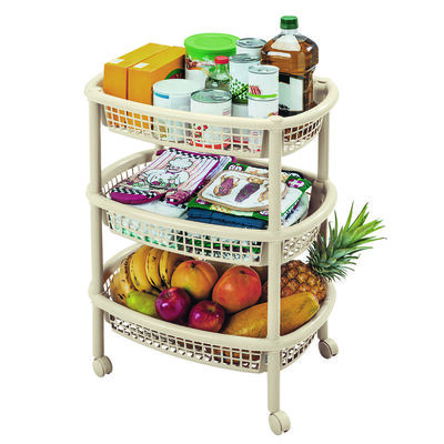 Imagen 2 del producto Canasta Movil Ovalada Rimax Taupe