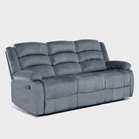 Sofá Daniels 8040SFFGR 3 Cuerpos Gris