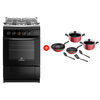 Combo Cocina a Gas Mademsa MV 120 T 4 Quemadores + Batería de Cocina Aluminio Tefal 9 Piezas