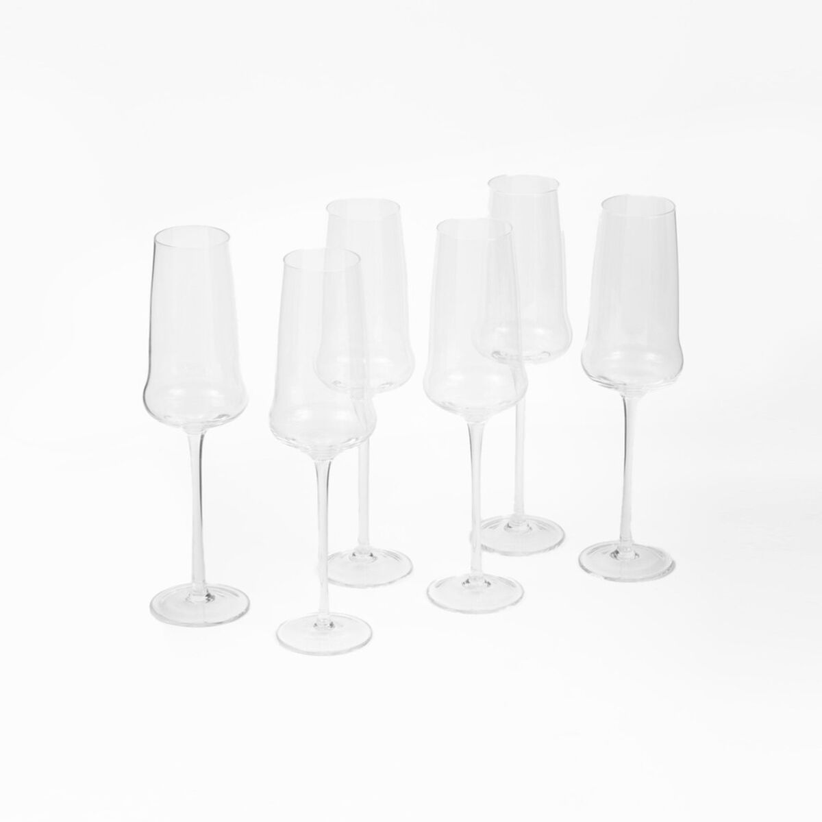 Set 6 Copas Champagne Coquinaria Wave