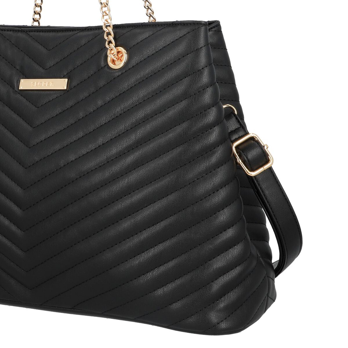 Cartera de hombro Secret Versalles FW25 L Negro