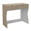 Mueble De Tocador + Velador Con Espejo Perla