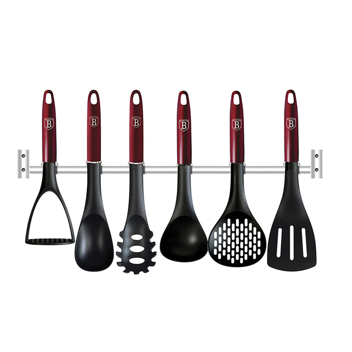 Set De Utensilios Nylon Berlinger Haus BH-6325 7 Piezas