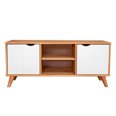 Rack TV Vekkahome Grecia Hasta 43" Café