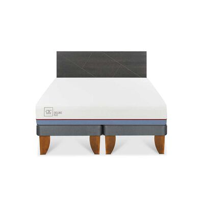 Cama Europea CIC Base Dividida 2 Plazas Excellence Plus + Respaldo Villarica