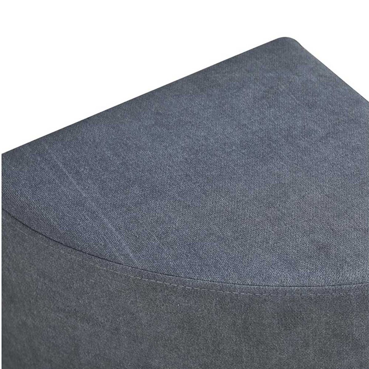 Mesa de Centro Furnitech Paris + 4 Pouf Gris