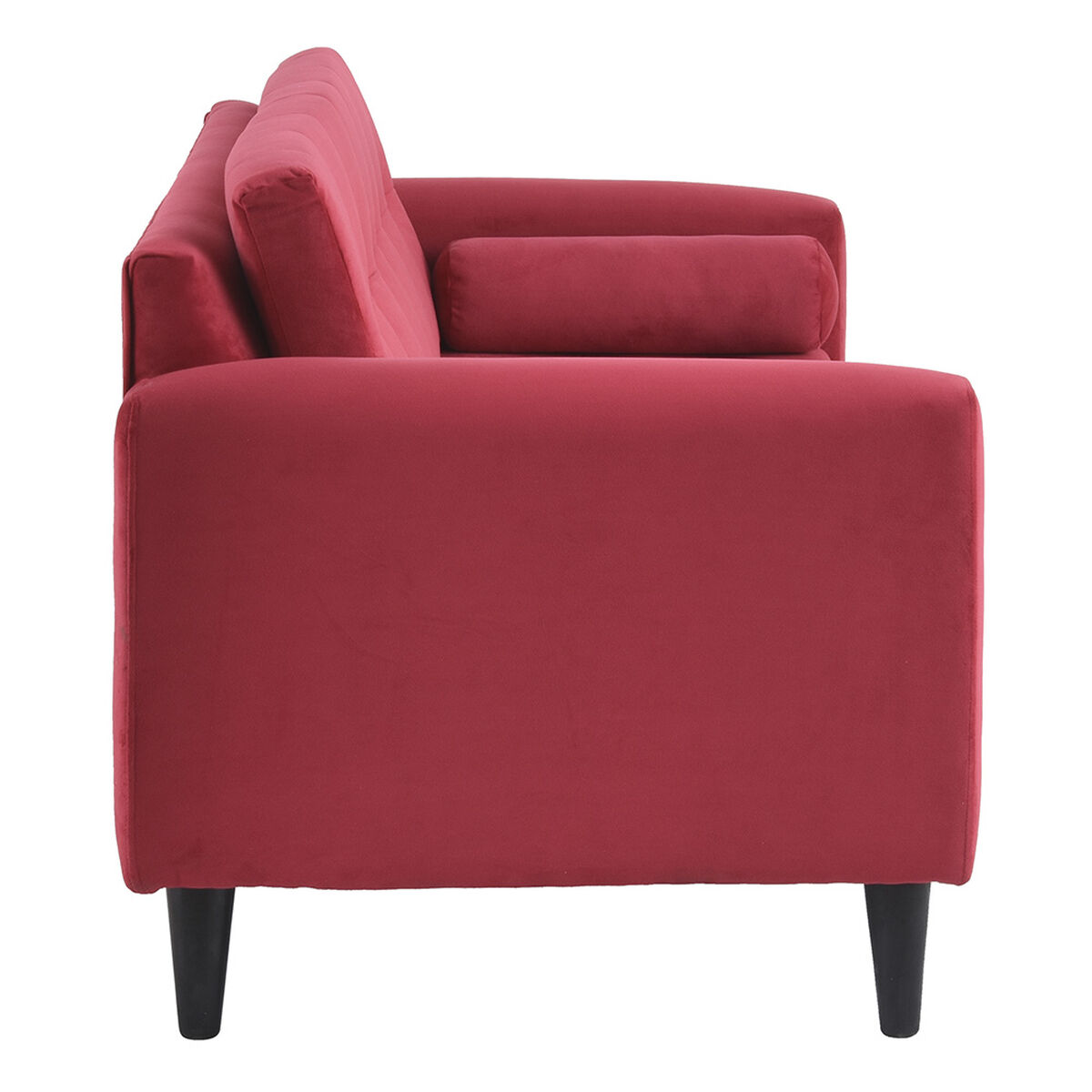 Sofá Bodevir Retro 3 Cuerpos Rojo