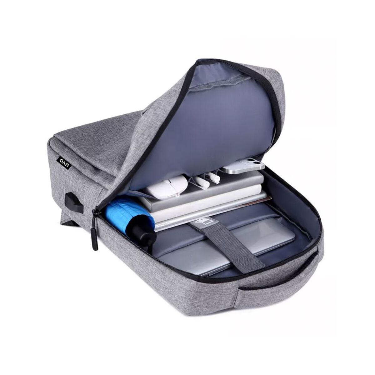 Mochila para Notebook Levo 15,6" Gris