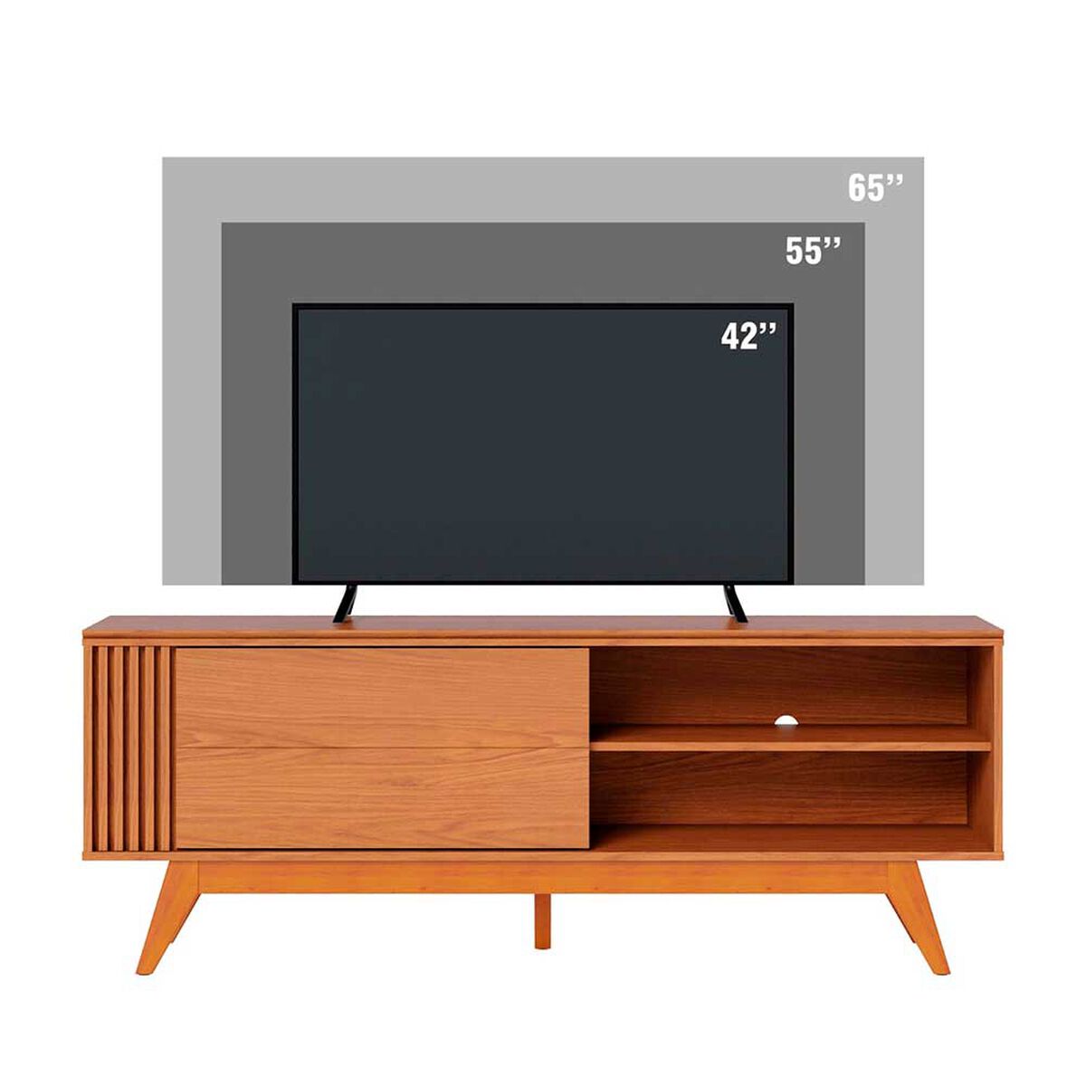 Rack TV Onessta Otawa Hasta 65" Café