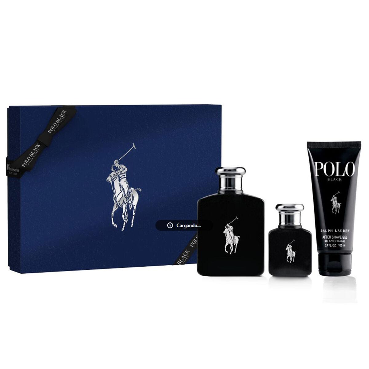 Set de Perfume Polo Black EDT 125 ml + Ralph Lauren 40 ml
