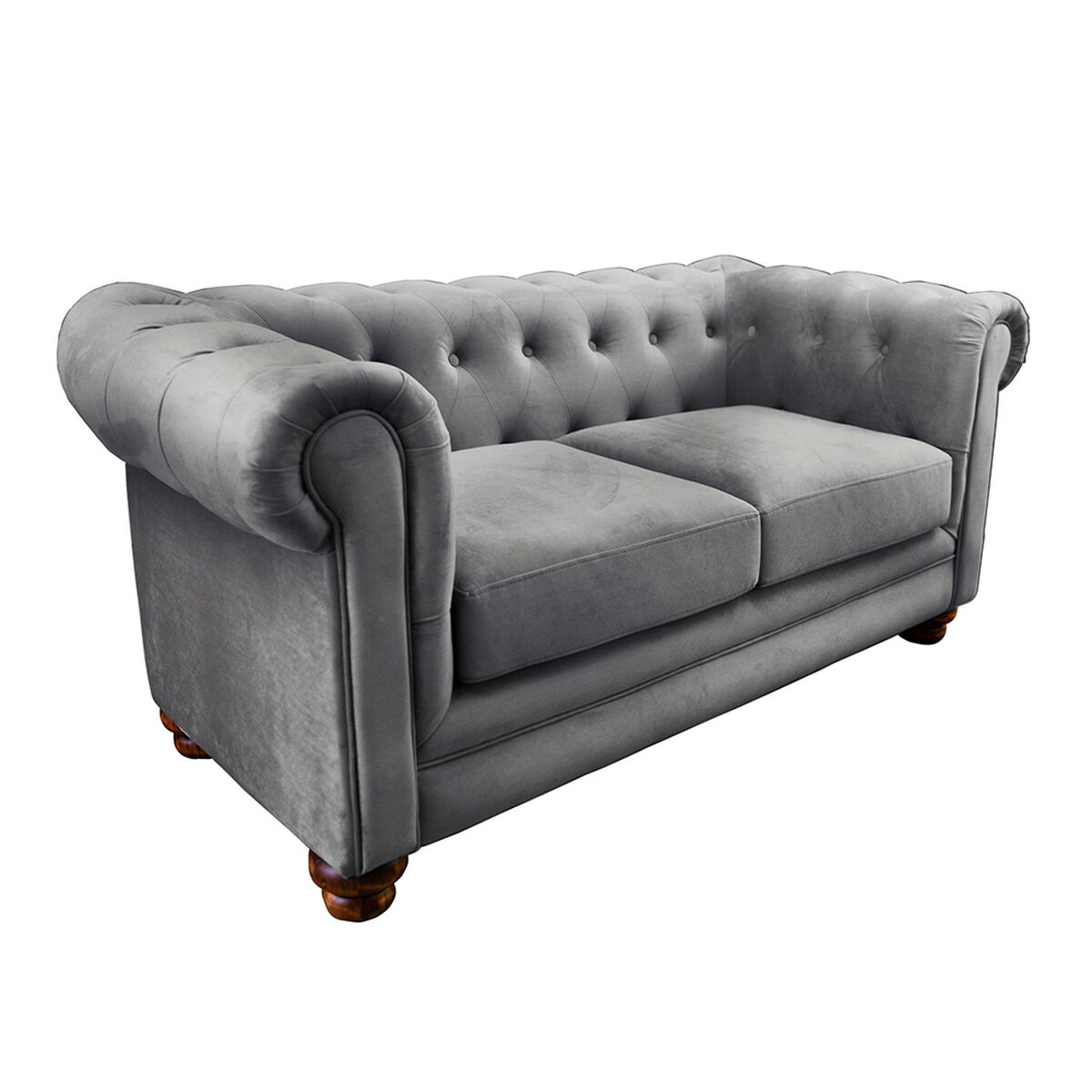 Sof&aacute; Latam Home Florencia 2 Cuerpos Gris