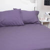 Juego de S&aacute;banas Doral 144 Hilos King Color Vivo 144 Hilos  Purpura