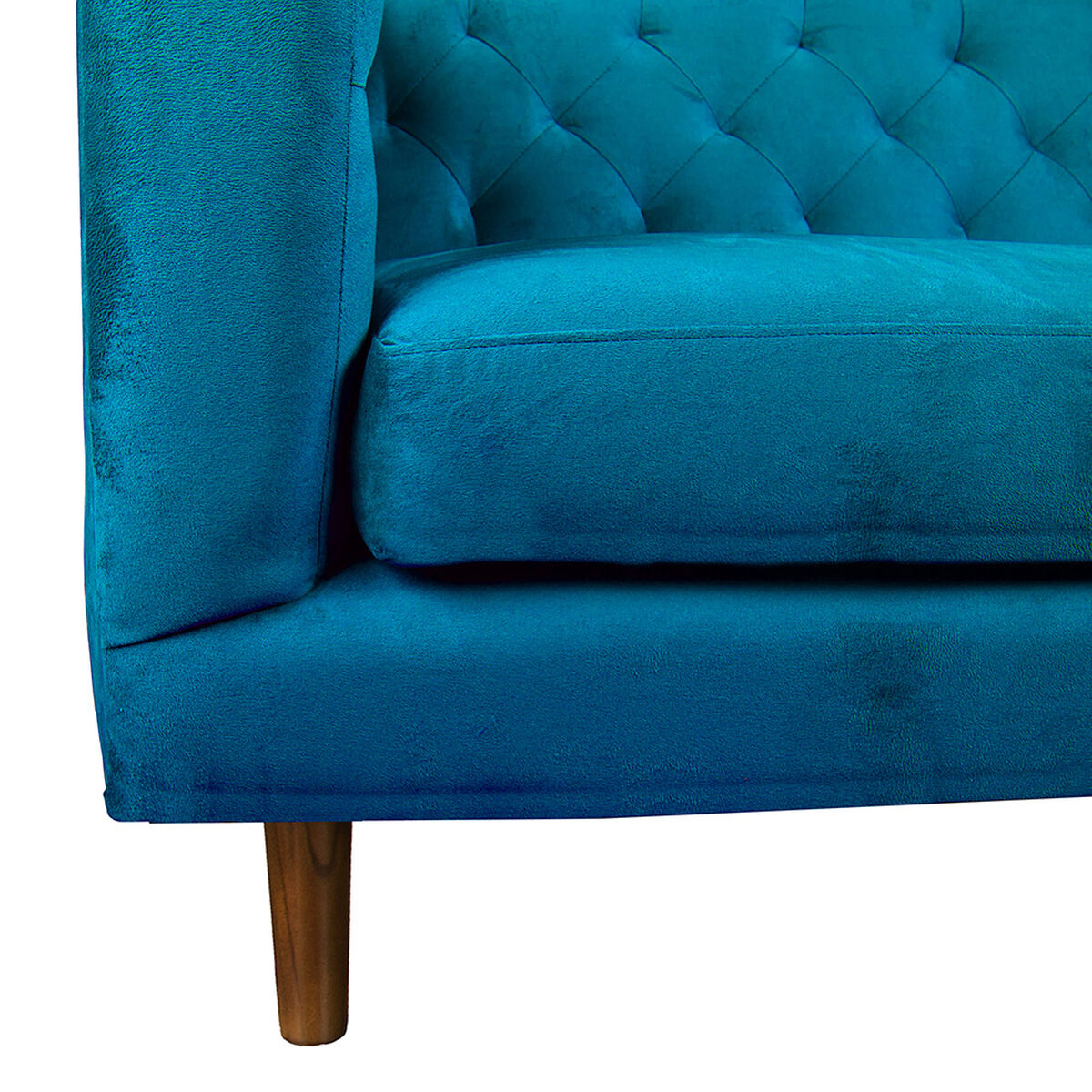 Sofá Tela Velvet Latam Home Brescia 2 Cuerpos