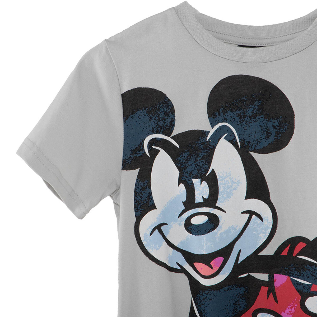 Polera Manga Corta de Algodón Niño Mickey
