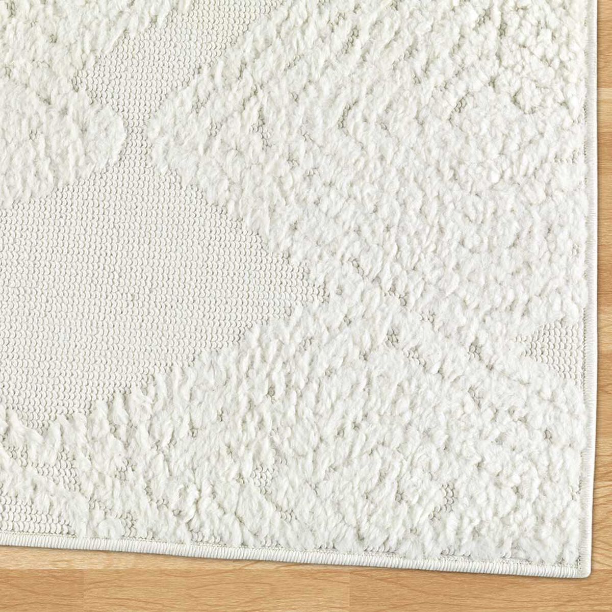 Alfombra Pasillo Modalfo Palafito Blanca 70 x 230 cm