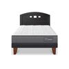Cama Europea CIC 1,5 Plazas Anatomic + Respaldo Gales Negro