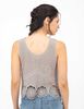 Top de Algodón Sin Mangas Cuello Redondo Mujer Alma