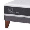 Cama Europea CIC Base Dividida King Ortopedic + Respaldo + 2 Veladores Torino