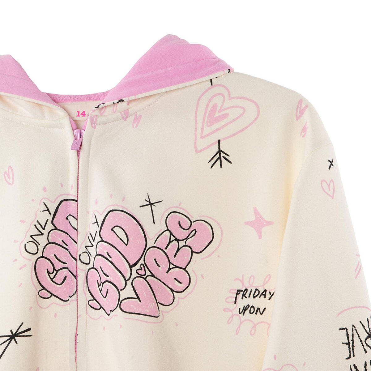 Polerón Con Estampados de Algodón Niña Mila
