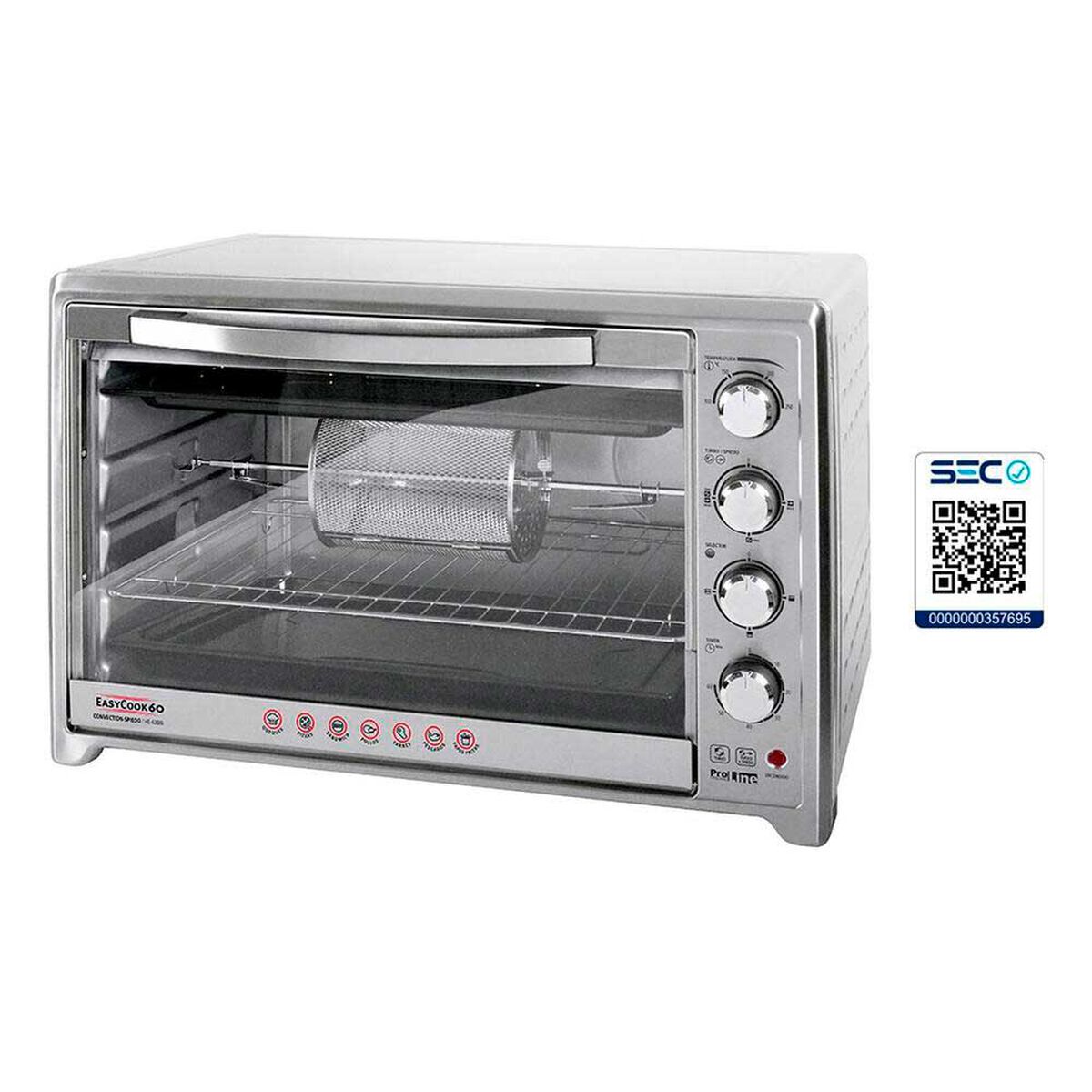 Horno El&eacute;ctrico Sindelen HE-600IN 60 lts.