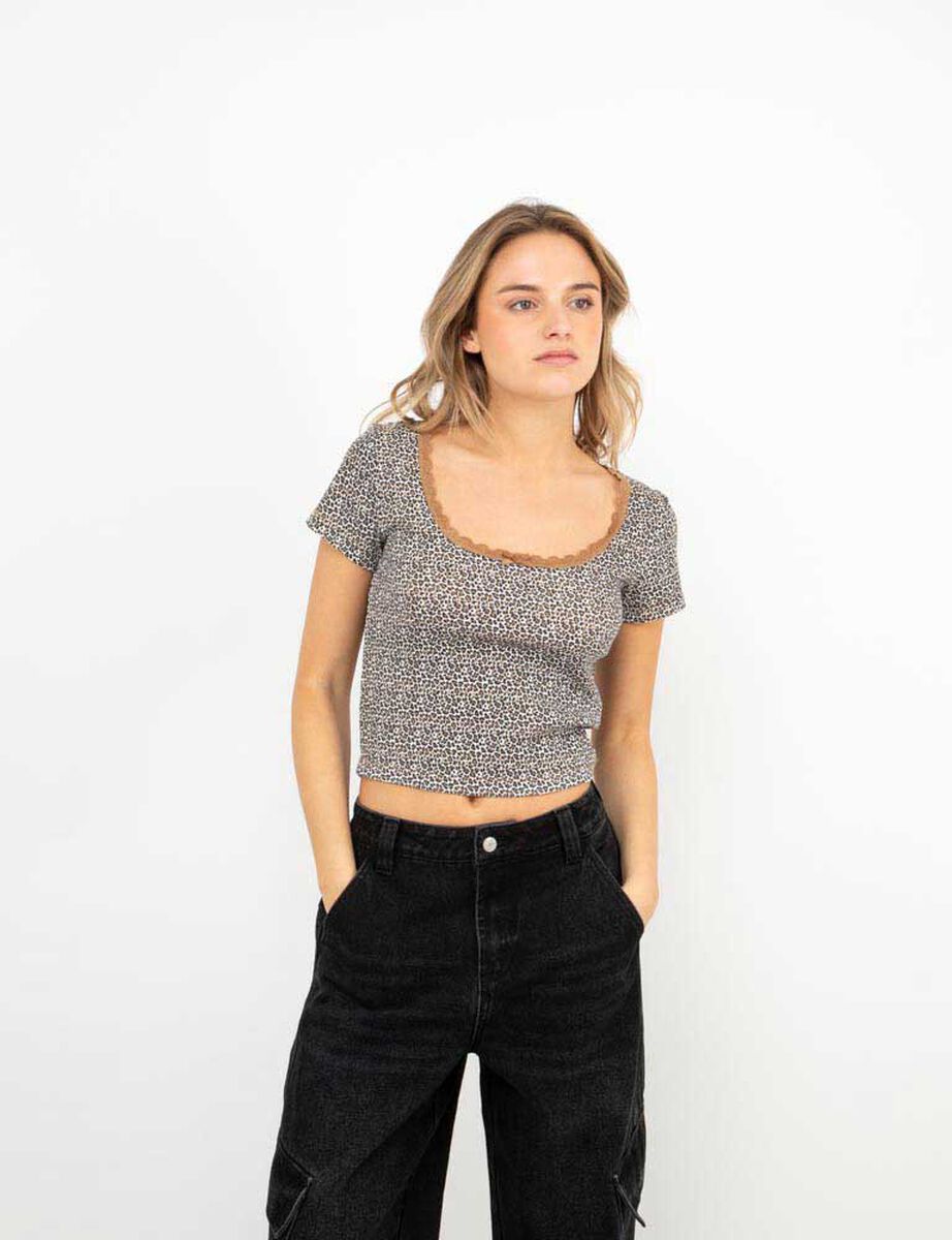 Polera Manga Corta Mujer Icono