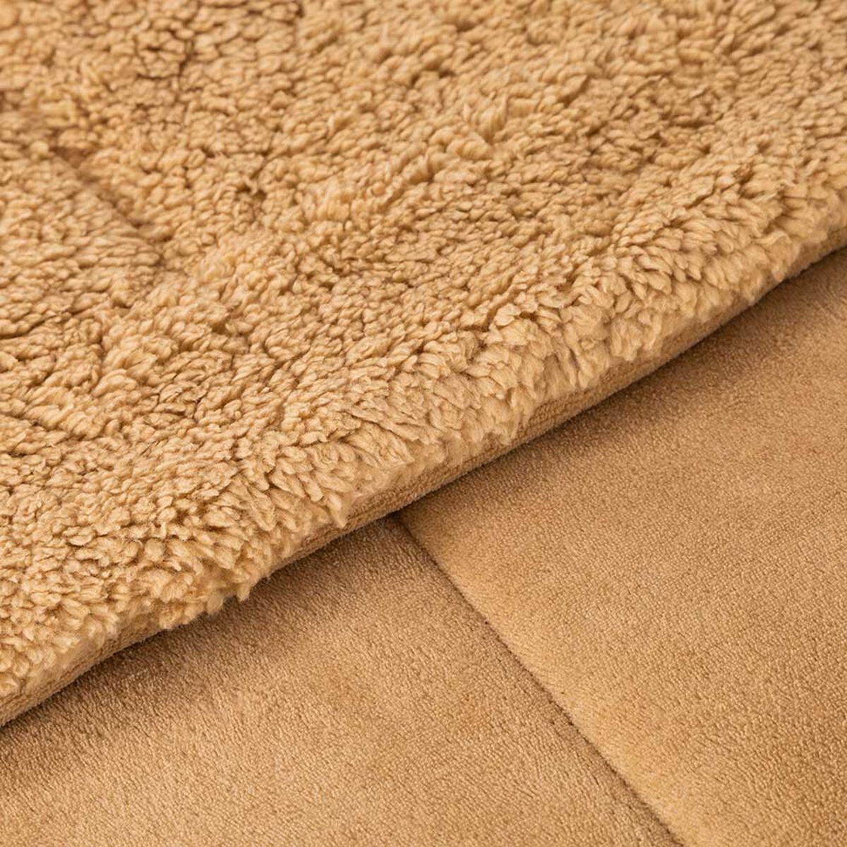 Plumón Coral Sherpa Casanova 1,5 Plazas Café