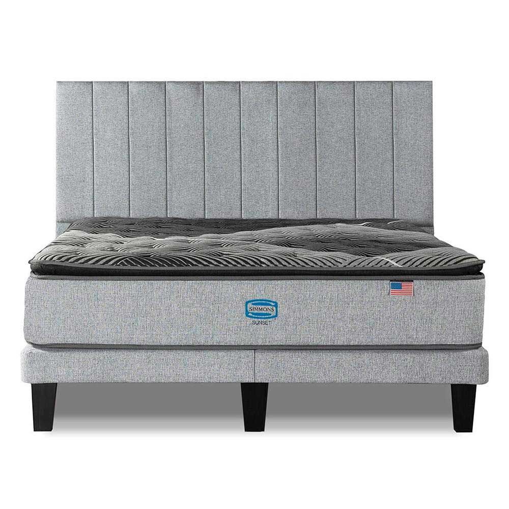 Cama Europea Simmons 2 Plazas Sunset