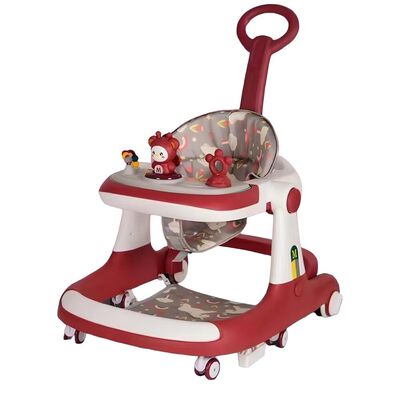 Imagen 1 del producto Andador Caminador 5 En 1 con Apoya Pies Lubabycas Rojo