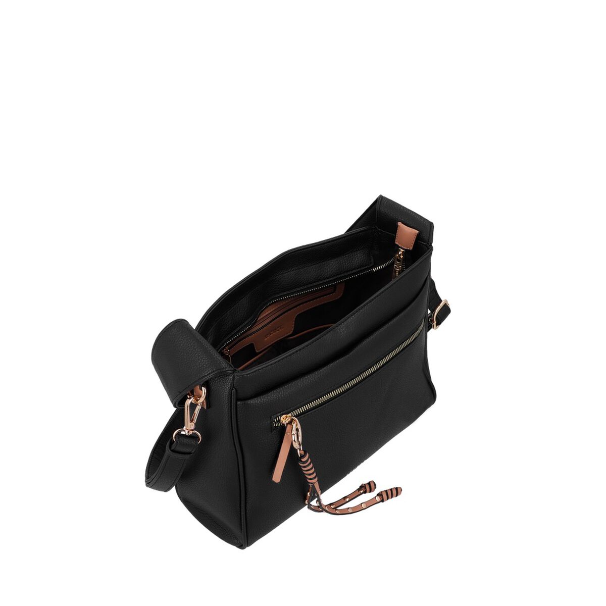 Cartera de hombro Secret Lucca ST6 L Negro