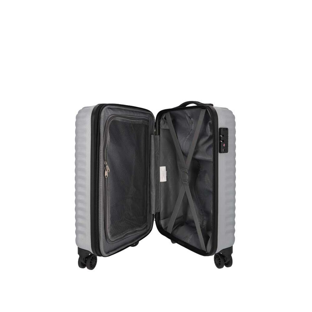 Maleta Saxoline Boden Plateado S