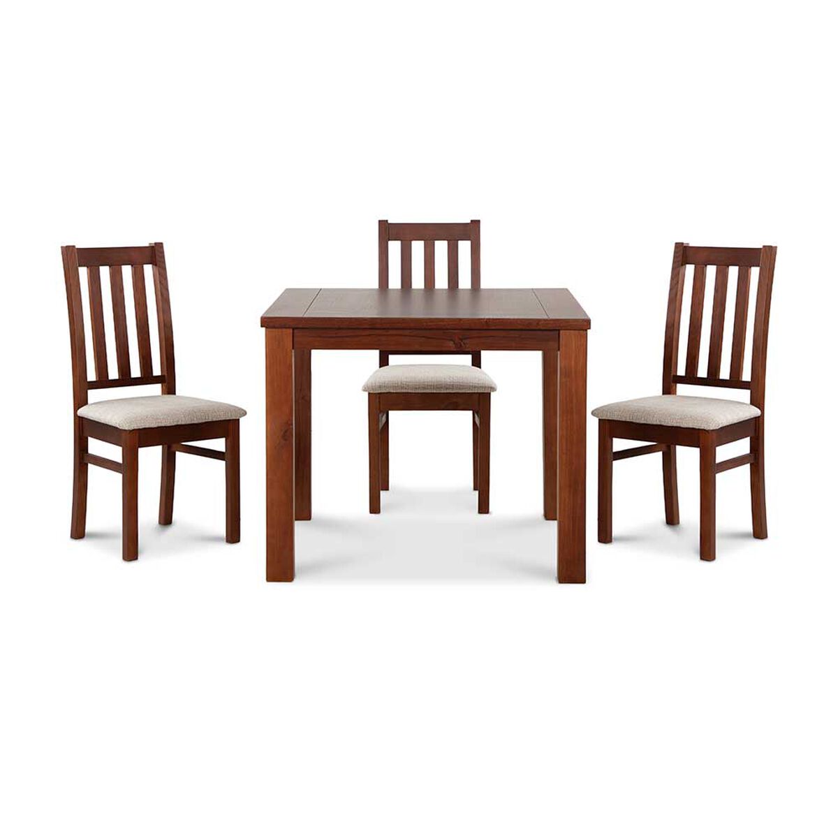 Juego de Comedor CIC Ñuble Caramelo 4 Sillas