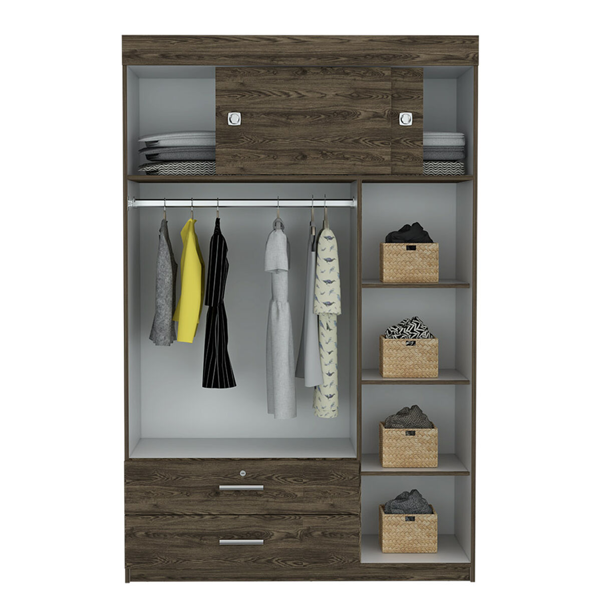 Clóset TuHome Manila Z-120 5 Puertas