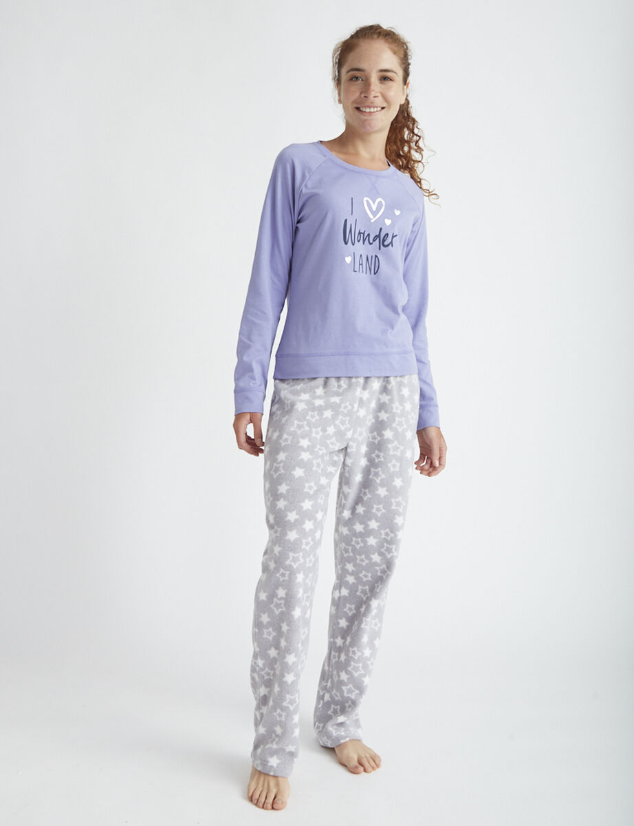 Pantalon Pijama Polar Soft Mujer Pijamas La Polar