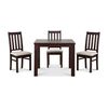 Juego de Comedor CIC Ñuble Chocolate 4 Sillas